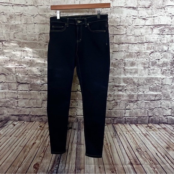 Michael Kors Izzy Skinny Dark Wash Denim Jeans - Picture 1 of 10